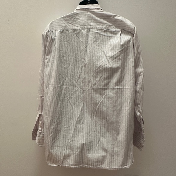 Burberry Lavender Stripe Dress Shirt 16 neck 34 sleeve Gently worn 100% cotton - Picture 3 of 4